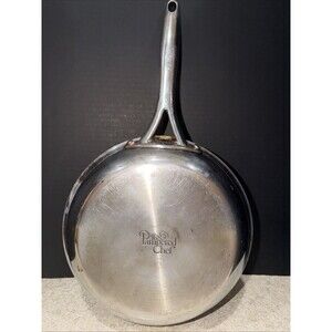 The Pampered Chef Cook 10” Stainless Steel Frying Pan Organic Cooking 37H